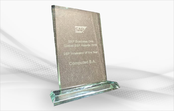 2015 – SAP Business One – Global SSP Awards 2015 – SSP Innovator of the Year w tekście